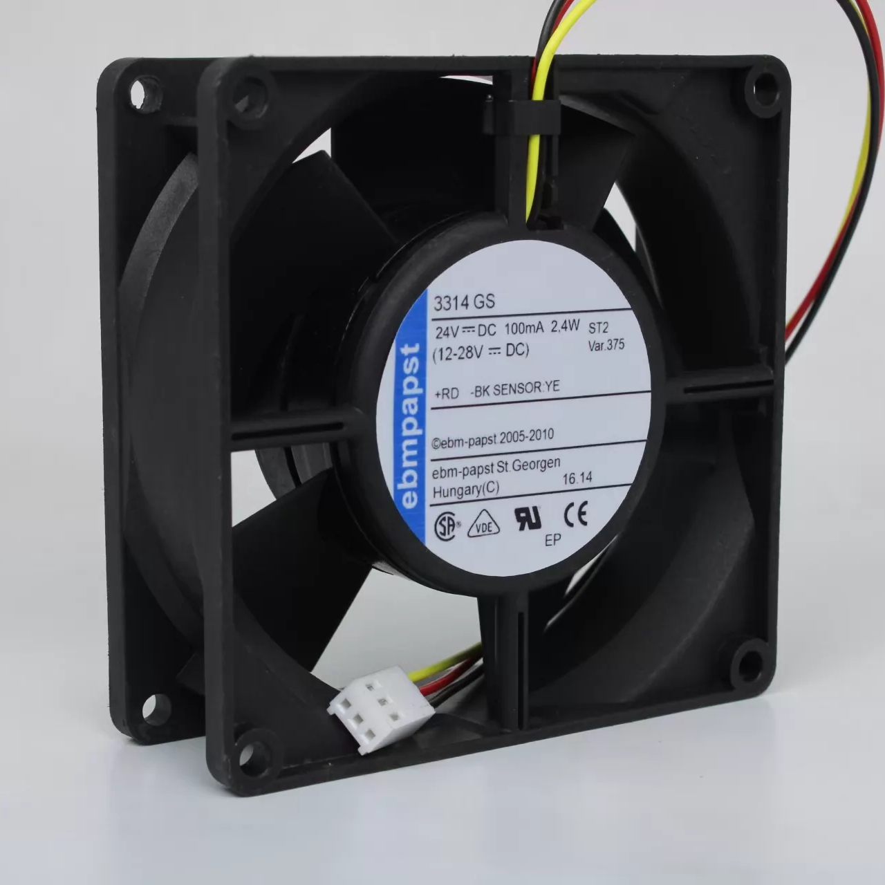 Original Germany imported 3314 3314/2H 3314N 24V210MA5W 3-wire inverter axial flow fan