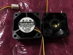 Original SANYO 109P0424J3D013 4028 24V 0.18A 2 3 Wire Inverter Cooling Fan 40x40x28mm for Drive Cabinet