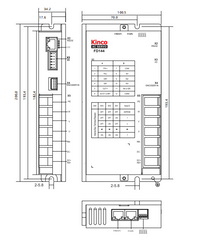 FD144S-CB-000 1.5KW low voltage servo AGV trolley RS232 + CAN + direct drive brake