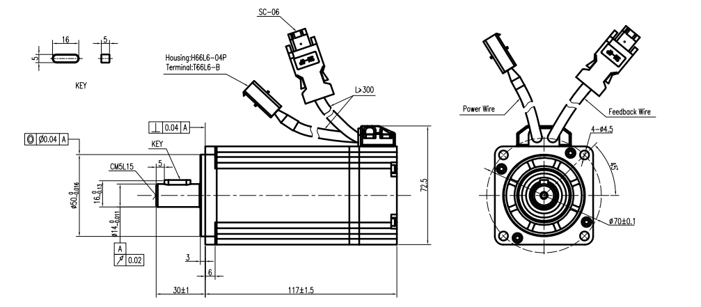 SMC60S-0040-30MAK-3DSU SMC60S-0040-30MBK-3DSU low voltage servo