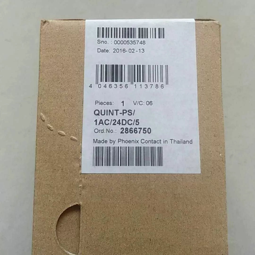 Genuine Phoenix Contact QUINT‑PS/1AC/24DC/5/10/20 2866750 2866763 2866776 Industrial DIN Rail Power Supply, 24V DC, 5A/10A/20A, SFB Technology, In Stock