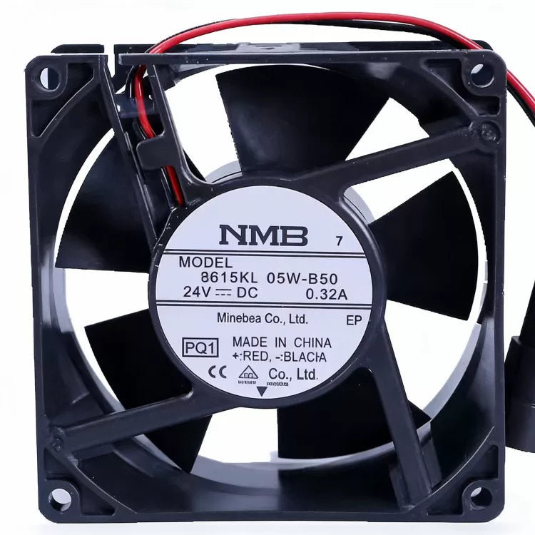 3615KL-05W-B50-PQ1-RP1, 3615KL-05W-B50-P00, 3615KL-05W-B40 EQ1, 9238 fan, 24V 0.32A axial fan, NMB cooling fan, inverter cabinet fan