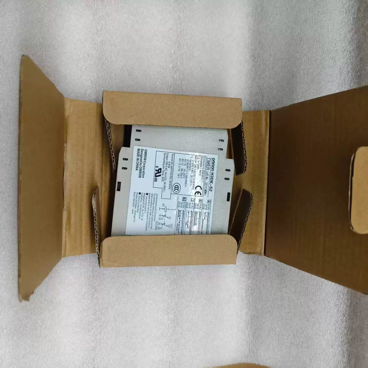Genuine Omron H3DK-M1/M2/S1/S2/G/F/HBS/HDS/HBL/HDL Power-Off Delay Timer, DIN Rail Mount, 22.5mm, In Stock