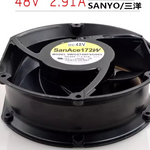Sanyo Denki 9WG5748P5H003 9WG5748P5G003 9WG5748P5G001 48V 1.62A 2.91A Waterproof Cooling Fan 172x150x51mm