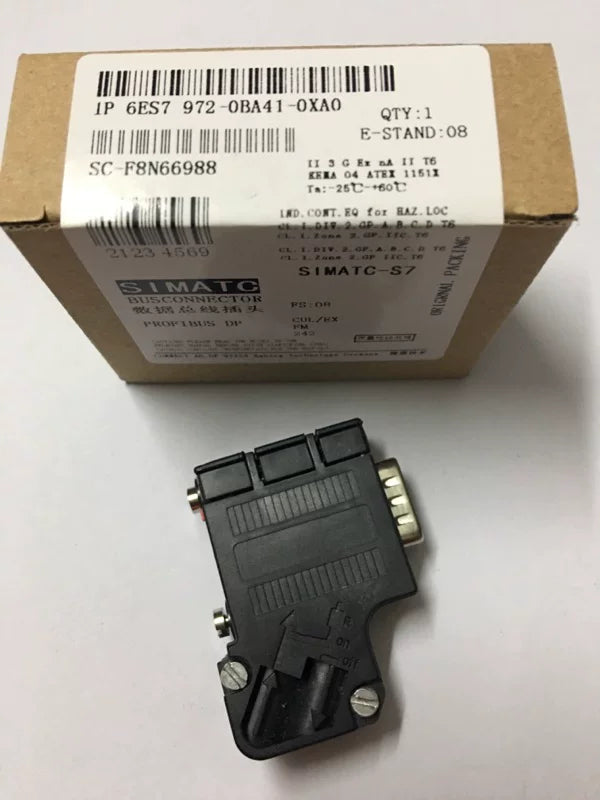 compatible 6ES7972-0BA41-0XA0 bus connector(35Without programming port)DP Communication connector