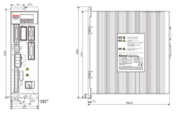 Kinco CD622-AA-000 servo drive, brand new and original in stock, 18 months warranty
