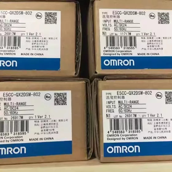 Genuine Omron E5CC Temperature Controller QX2ASM-800/802 RX2ASM-800/802/880, 48×48mm, PID Control