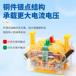 LA38 Series 22mm Push Button Switch, Base / Knob / Emergency Stop Mushroom Head / Reset / Double Button, Industrial Control Panel Momentary/Latching Switch with Contact Points