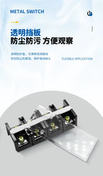 TC Series High Current Fixed Terminal Block, 60A/100A/150A/200A/300A/400A/600A, 600V, 3P/4P, Screw Crimp, Pure Copper Conductor, Industrial Power Distribution Wiring Block
