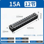 TB Series Fixed High Current Terminal Block, 15A 25A 45A Screw Wiring Terminal Strip, Fixed Base Power Distribution Terminal Board for Cabinet Power Wiring & Industrial Control