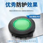 LA22E-10D 22mm IP67 Waterproof LED Illuminated Push Button Switch, Momentary Self‑Reset with Lamp