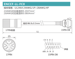 Kinco Koko ENCCF-03-FC0 motor code cable 3m 5m 10m 15m 20m