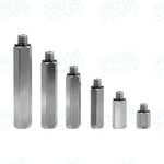 SMC Type M‑Series Extended Column Adapters, M‑3J/JD/JC/JL/JW/JX Male‑Female & Double‑Inner‑Thread, M‑4F/M‑5F/M‑6F Brass Pneumatic Extension Connectors for Compact Automation Systems