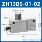 SMC Style ZH07BS‑06‑06 / ZH07BL‑06‑06 Box Type Push‑In Vacuum Generator, High Flow Pneumatic Ejector