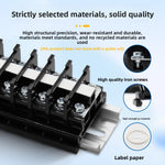 TBR10 Terminal Blocks Combined Terminal Blocks 10A60A Terminal Blocks Non-Sliding Continuous Pin TBR Terminal Blocks