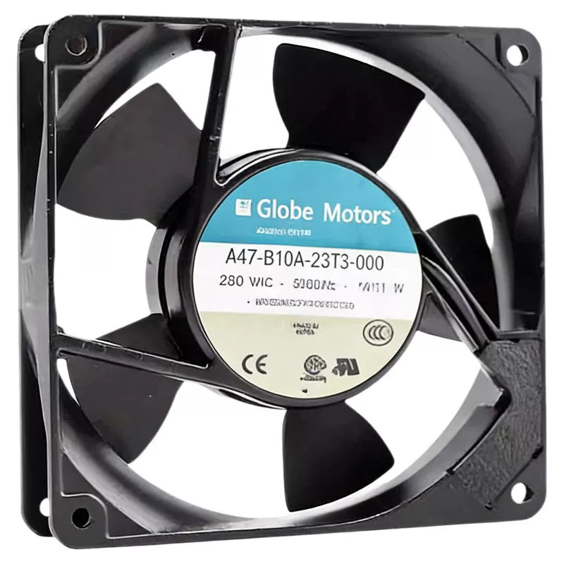 A47 Series Tubeaxial Fan A47‑B10A‑23T3‑000, A47‑B15A‑23T3‑UF‑15A23 (UF15A), A47‑B15A‑23T3‑100 (Aerospace) 172×150×38mm 230VAC 39W 2750RPM 166CFM Ball Bearing Impedance‑Protected Industrial Cooling Fan