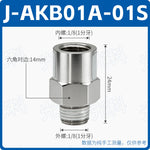 SMC Style AKH08A‑02S / AKH08‑00 Straight Push‑In Pneumatic Check Valve, One‑Touch Non‑Return Valve