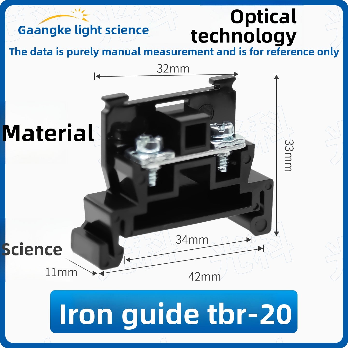 TBR10 Terminal Blocks Combined Terminal Blocks 10A60A Terminal Blocks Non-Sliding Continuous Pin TBR Terminal Blocks