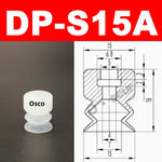 New Robot Vacuum Suction Cup Base Holder, Side Tail Air Intake Installation Design, 7MM Diameter Suction Cup, Small Head Suction Rod Pneumatic Robot Arm Accessories