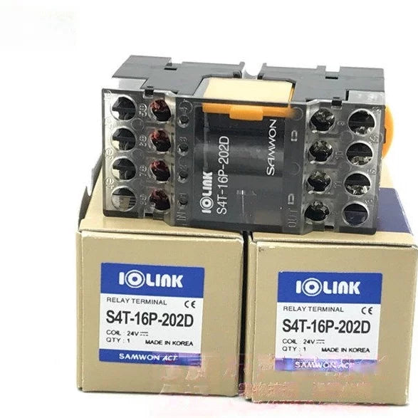Genuine S4T-16P-202D Relay Module, Built-in Panasonic AQZ202D PhotoMOS, R4T-16P-S R4T-YC 4-Point Relay Board, Industrial Automation SSR