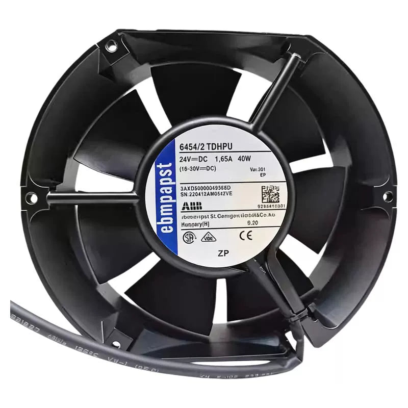 6454/2TDHPU 24V1.66A40W 3AXD50000049368D Original German imported aluminum frame fan