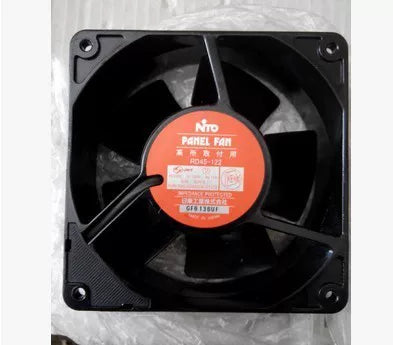 Original NTO RD45-122 Panel Fan 200V 16W 15W 12038 All Metal Cooling Fan for Cabinet