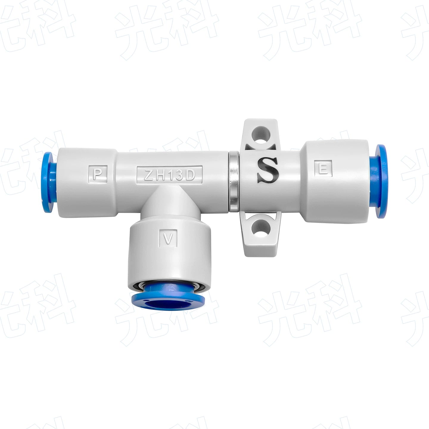 SMC Type ZH10DS-06-06-08 & ZH13DS-01-02-02 Vacuum Generator, Quick‑Plug Tubular Ejector, High‑Vacuum Pneumatic Suction Unit