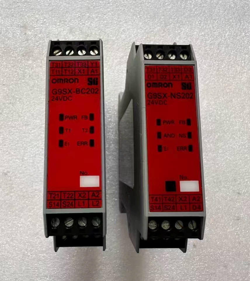Genuine Omron G9SX-NS202-RT/RC, G9SX-BC202-RC, G9SX-NSA222-T03, G9SB-200-B, G9SB-2002-C-A Safety Relay, DC24V, PLe/Cat.4, DIN Rail, In Stock