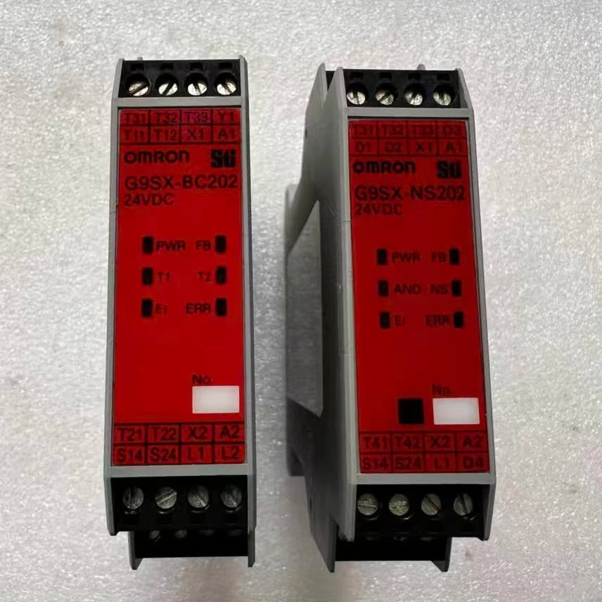 Genuine Omron G9SX-NS202-RT/RC, G9SX-BC202-RC, G9SX-NSA222-T03, G9SB-200-B, G9SB-2002-C-A Safety Relay, DC24V, PLe/Cat.4, DIN Rail, In Stock