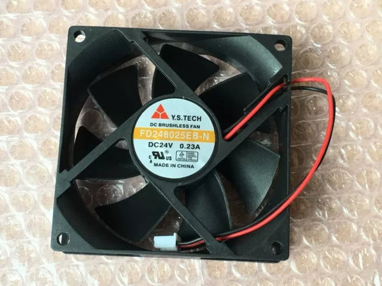 Y.S.TECH FD246025EB FD248025EB-N 24V Cooling Fan for INVT Inverter Cabinet Heat Dissipation 60x60x25mm