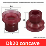 SQZ bottle cap hole sealing suction cup, imported silicone high-temperature resistant with perforated workpieces, dedicated vacuum nozzle robotic arm accessories