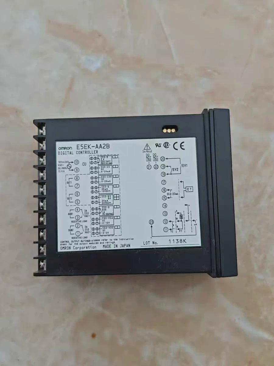 Genuine Omron E5EK-AA2-DRT / E5EK-AA2-500 / E5EK-AA2 / AA202 201 Temperature Controller, 96×48mm, Dual Alarm, PID, In Stock