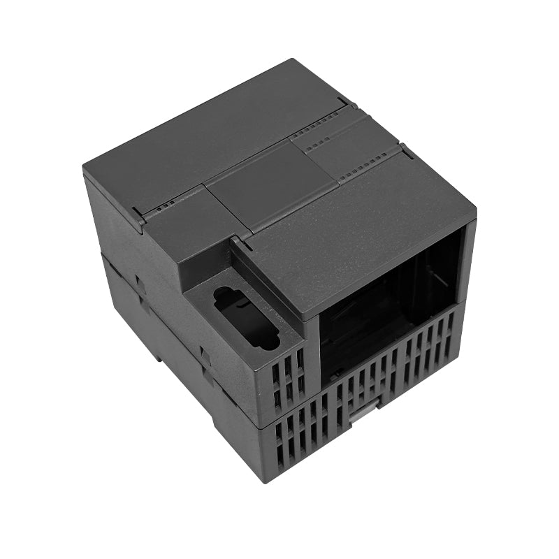 PLC industrial control box, domestic compatible SR20 programmable CPU host plastic shell 90 * 100 * 80MM