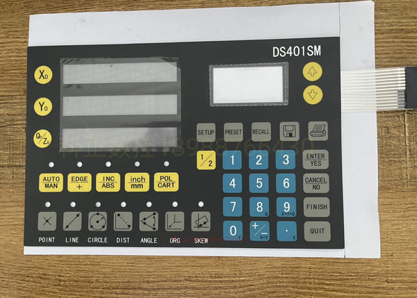 DS401SM Membrane Keypad for Xintian DS401SM digital display panel, New in stock.