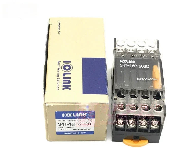 Genuine S4T-16P-202D Relay Module, Built-in Panasonic AQZ202D PhotoMOS, R4T-16P-S R4T-YC 4-Point Relay Board, Industrial Automation SSR