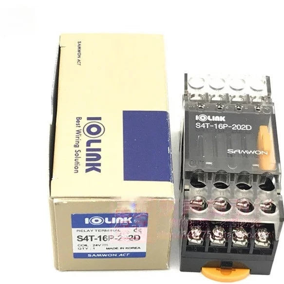 Genuine S4T-16P-202D Relay Module, Built-in Panasonic AQZ202D PhotoMOS, R4T-16P-S R4T-YC 4-Point Relay Board, Industrial Automation SSR