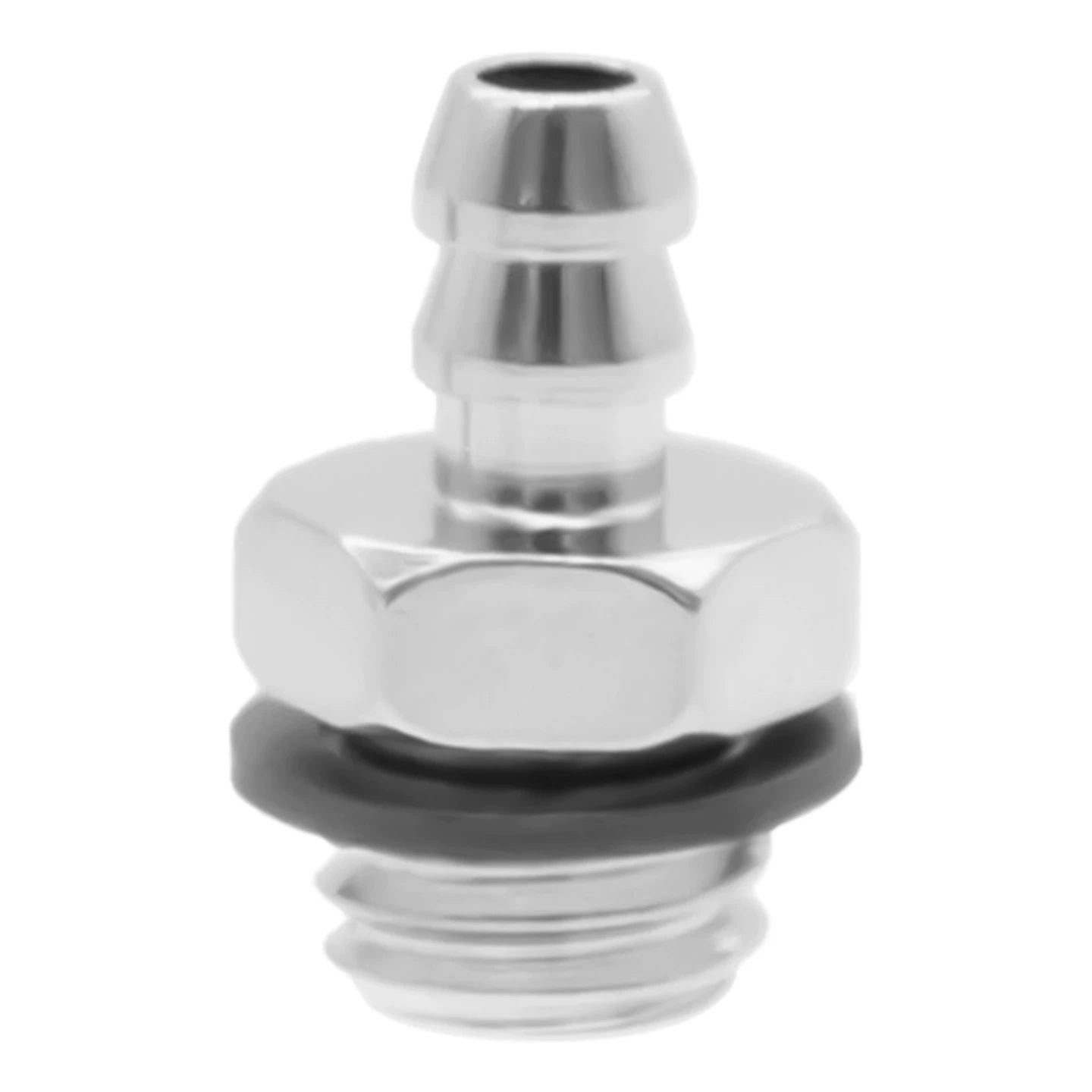 SMC Style M‑5AU‑6 / M‑3AU‑4 Miniature Barb Pneumatic Fitting, Male Thread to Tube Straight Metal Pagoda Connector