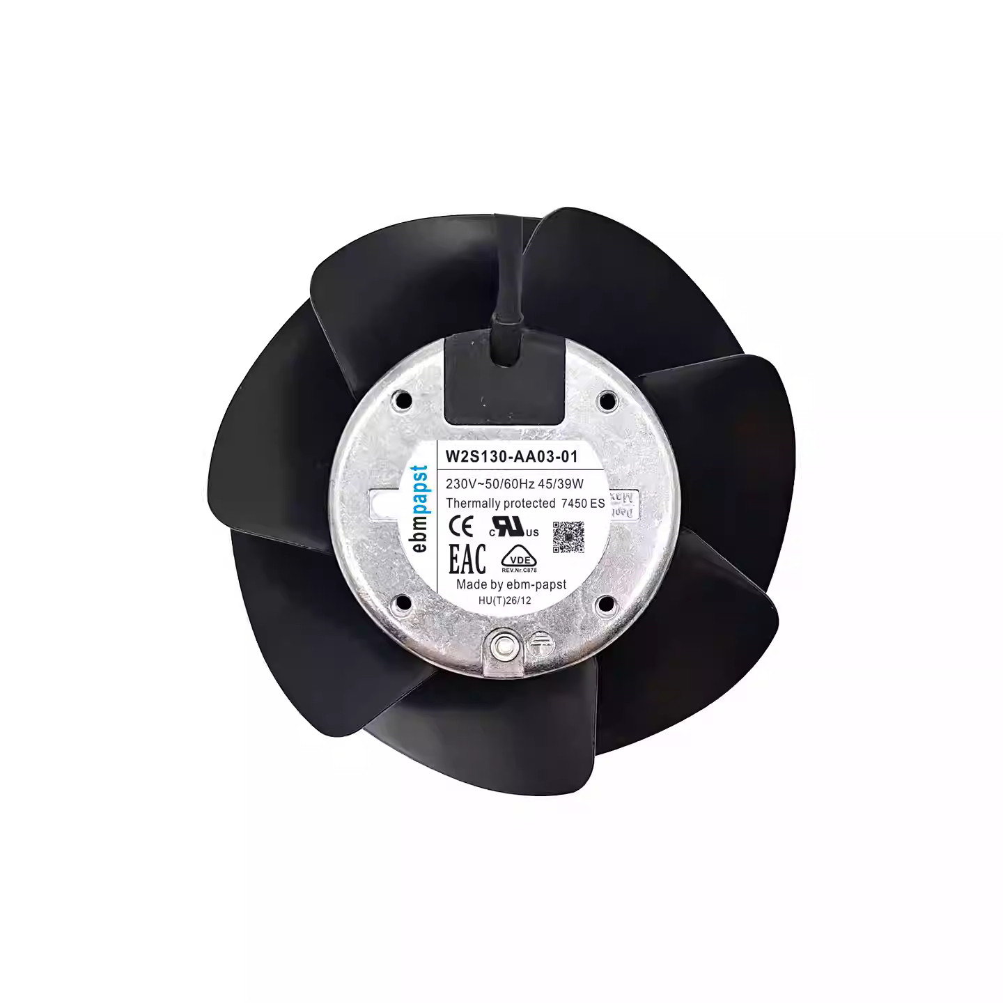 TYPE A2S130-AA03-01 A2S130-AA03-09-11 A2S130-AA03-22-28 Fan