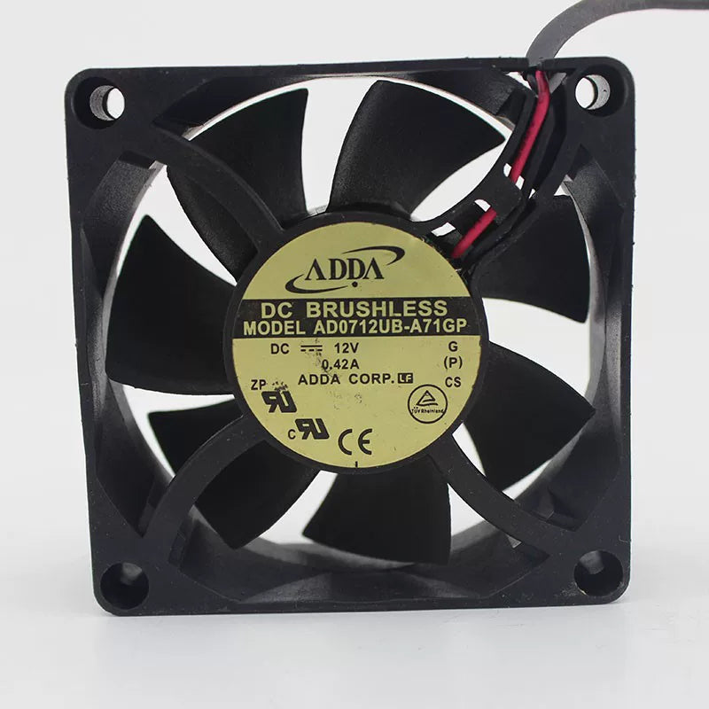 ADDA AD0712UB HB XB MB-A70 A72 A73 A71 A7B A76GP GL 7025 12V DC Axial Cooling Fan For Industrial Equipment Replacement