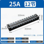 TB Series Fixed High Current Terminal Block, 15A 25A 45A Screw Wiring Terminal Strip, Fixed Base Power Distribution Terminal Board for Cabinet Power Wiring & Industrial Control