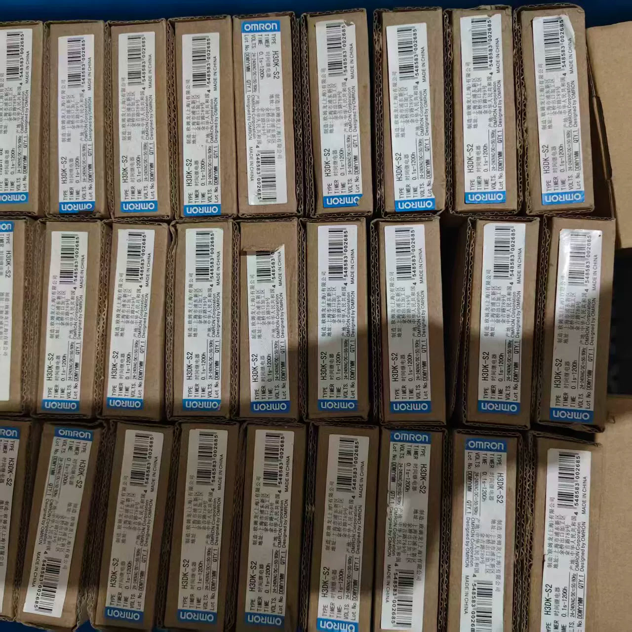 Genuine Omron H3DK-M1/M2/S1/S2/G/F/HBS/HDS/HBL/HDL Power-Off Delay Timer, DIN Rail Mount, 22.5mm, In Stock