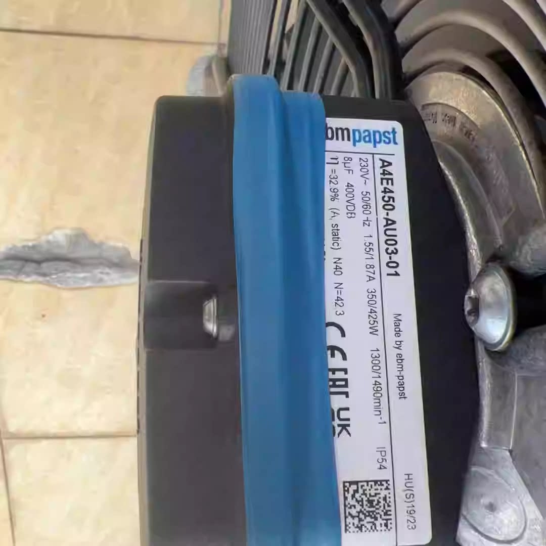 ebmpapst S4E450-AU03-01 A4E450-AU03-01 S4E450-AV01-24 450mm AC Axial Cooling Fan 230V Industrial Cabinet Air Conditioner Fan Replacement