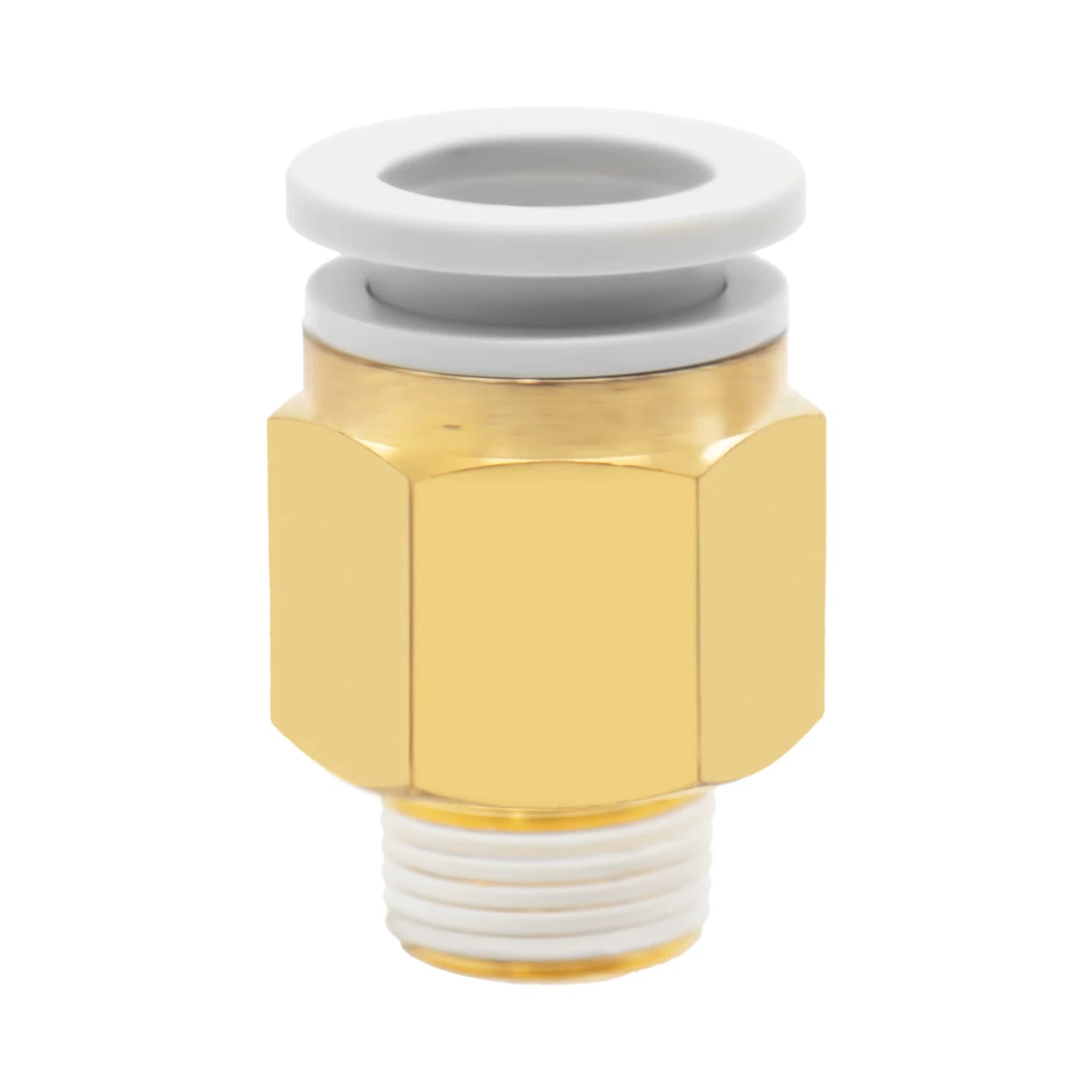 SMC Type J-KQ2H PC Straight Pneumatic Fitting, One Touch Push‑In Male External Thread Connector