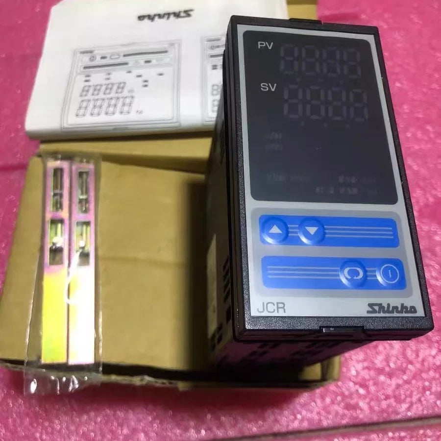 Original Shinko (Kamikato) JCS-33A-R/M/A/M/S/M & JCR-33A-S/M A2 Digital Temperature Controller, 48×48/48×96mm, PID Auto-Tuning, Relay/SSR/Current Output, Dual Alarm (A1+A2), 100–240VAC, IP66 Front