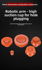 SQZ bottle cap hole sealing suction cup, imported silicone high-temperature resistant with perforated workpieces, dedicated vacuum nozzle robotic arm accessories
