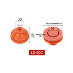 SQZ bottle cap hole sealing suction cup, imported silicone high-temperature resistant with perforated workpieces, dedicated vacuum nozzle robotic arm accessories