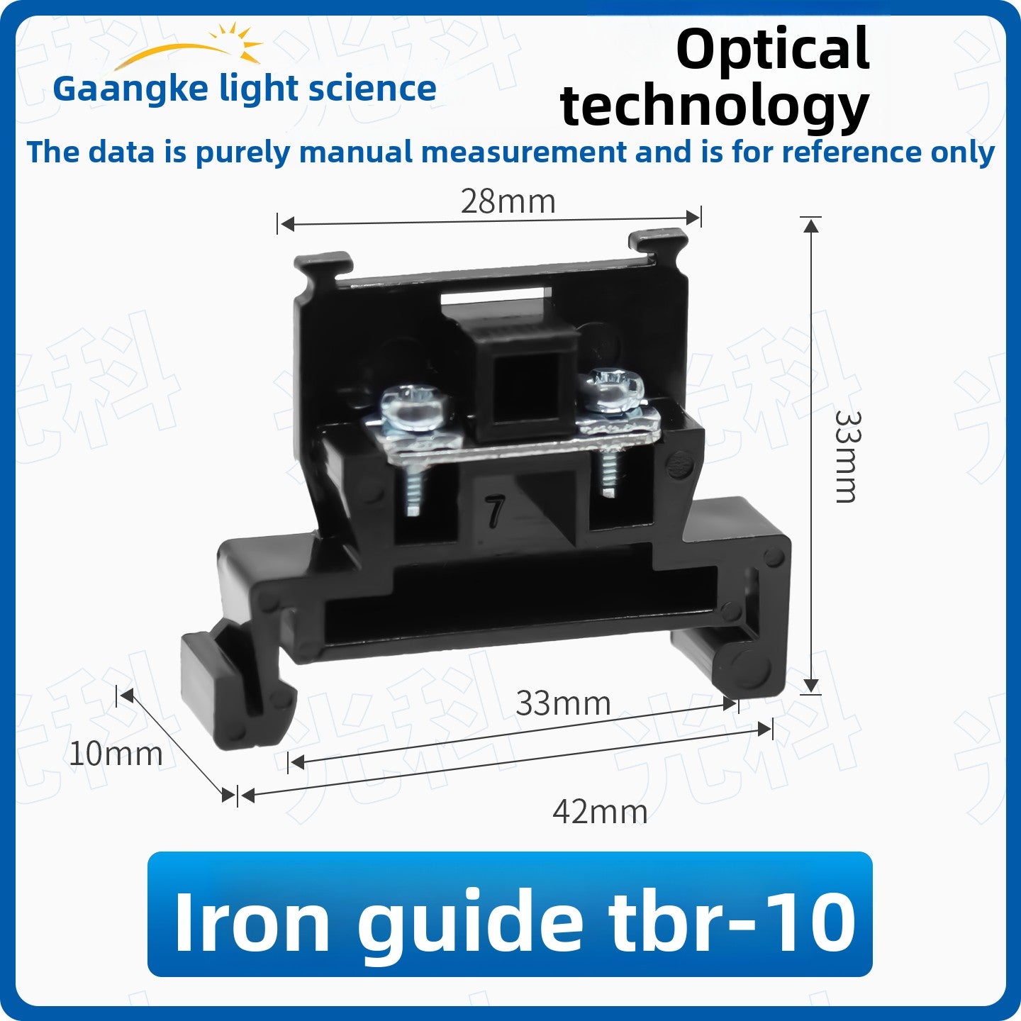 TBR10 Terminal Blocks Combined Terminal Blocks 10A60A Terminal Blocks Non-Sliding Continuous Pin TBR Terminal Blocks