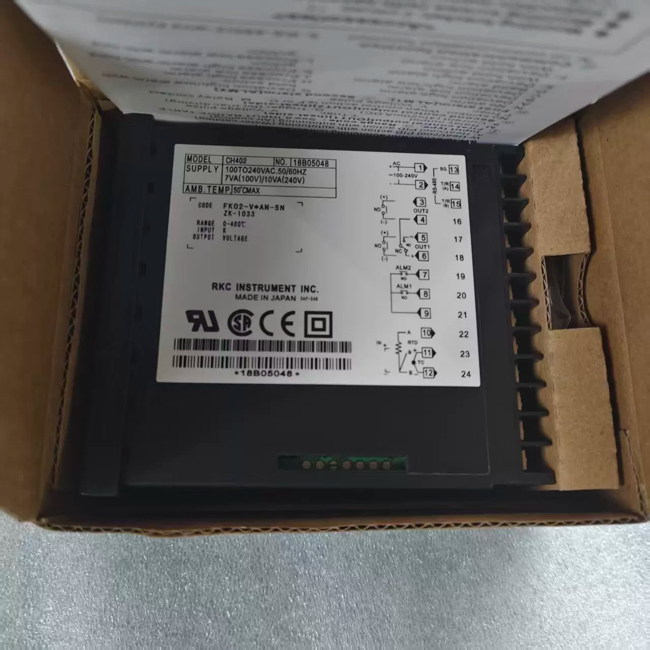 RKC Thermostat Thermostat CH402FK02-V * AN-5N/FK02-MM * NN-5N GP