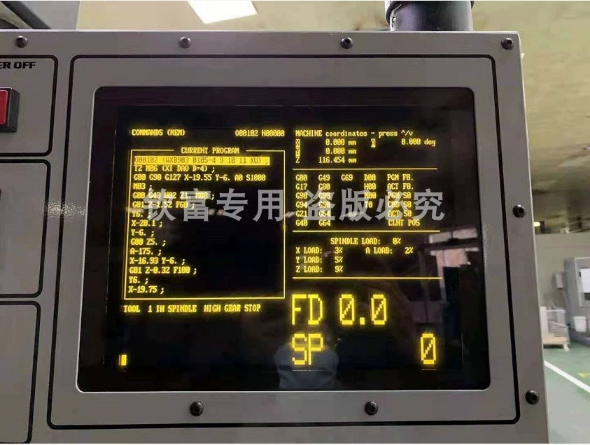 Applicable to Haas VF VF1 VF2 VF3 system 12 inch 9 pin monochrome monitor 28HM-NM4 93-5220C