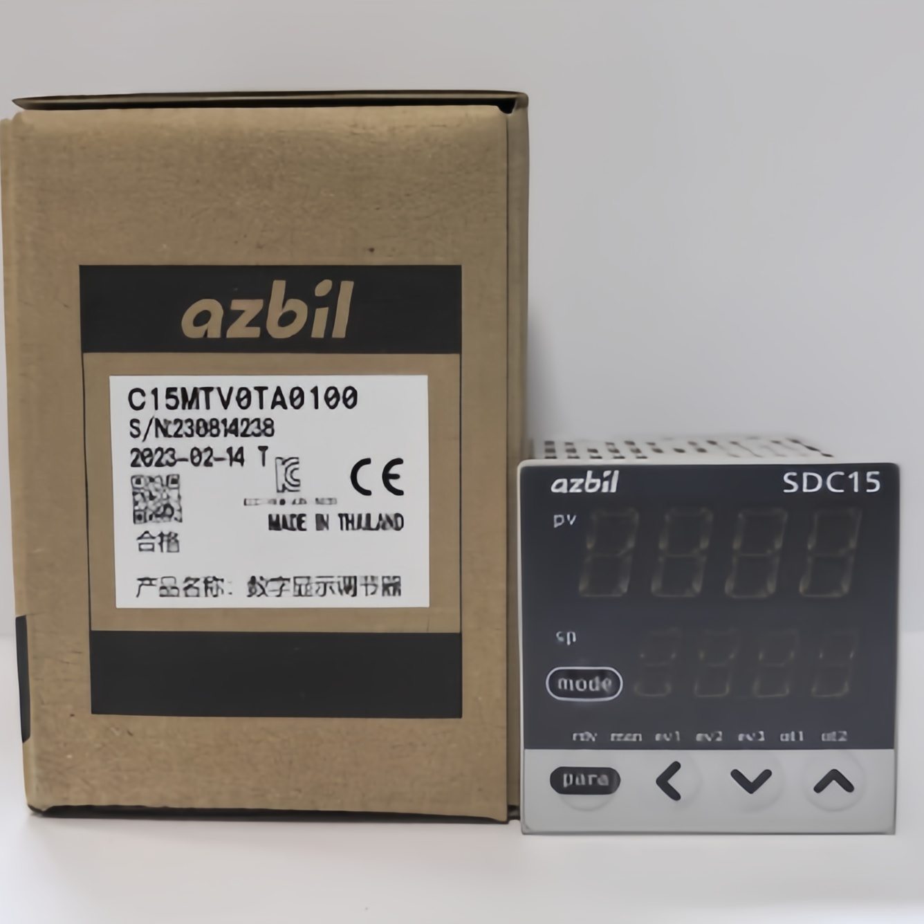 Genuine Azbil SDC15 Thermostat C15TV0TA0200 / C15MTV0TA0100 / C15TV0TA0300, 48×48mm, Spot Stock